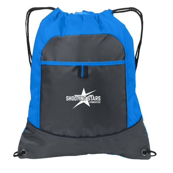 Port Authority® Pocket Cinch Pack - Embroidered Logo Thumbnail