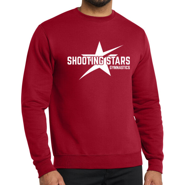 Port & Co™ Core Fleece Crewneck Sweatshirt - Applique Logo Thumbnail
