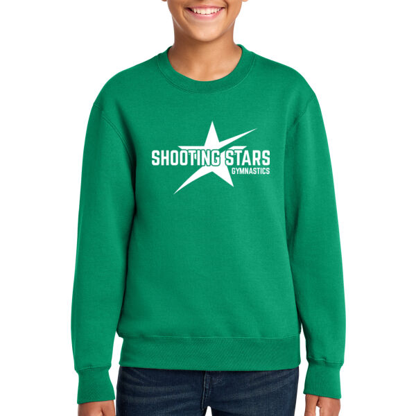 Port & Co™ Youth Core Fleece Crewneck Sweatshirt - Printed Logo Thumbnail