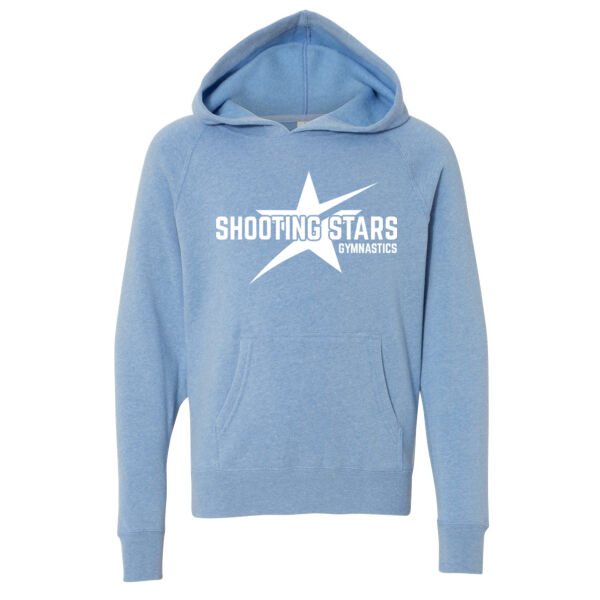 Independent Trading Co. - Youth Lightweight Special Blend Raglan Hooded Sweatshirt - Printed Logo Thumbnail