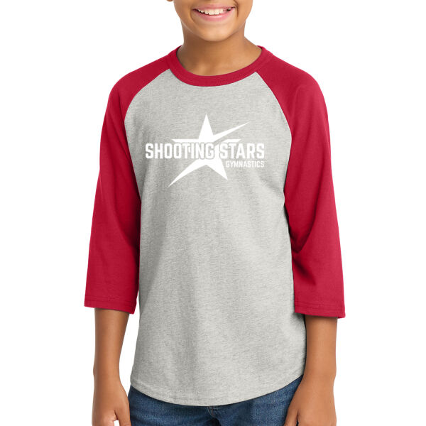 Sport-Tek® Youth Colorblock Raglan Jersey - Printed Logo Thumbnail