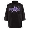 Black Knot Button Chef Coat Thumbnail
